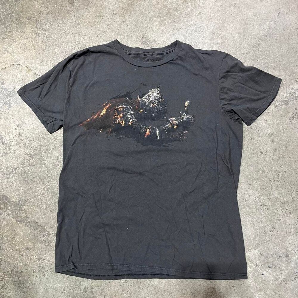 Unbranded Men's Black and Grey T-shirt